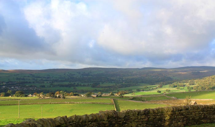 View from Grassington Bunk Barn