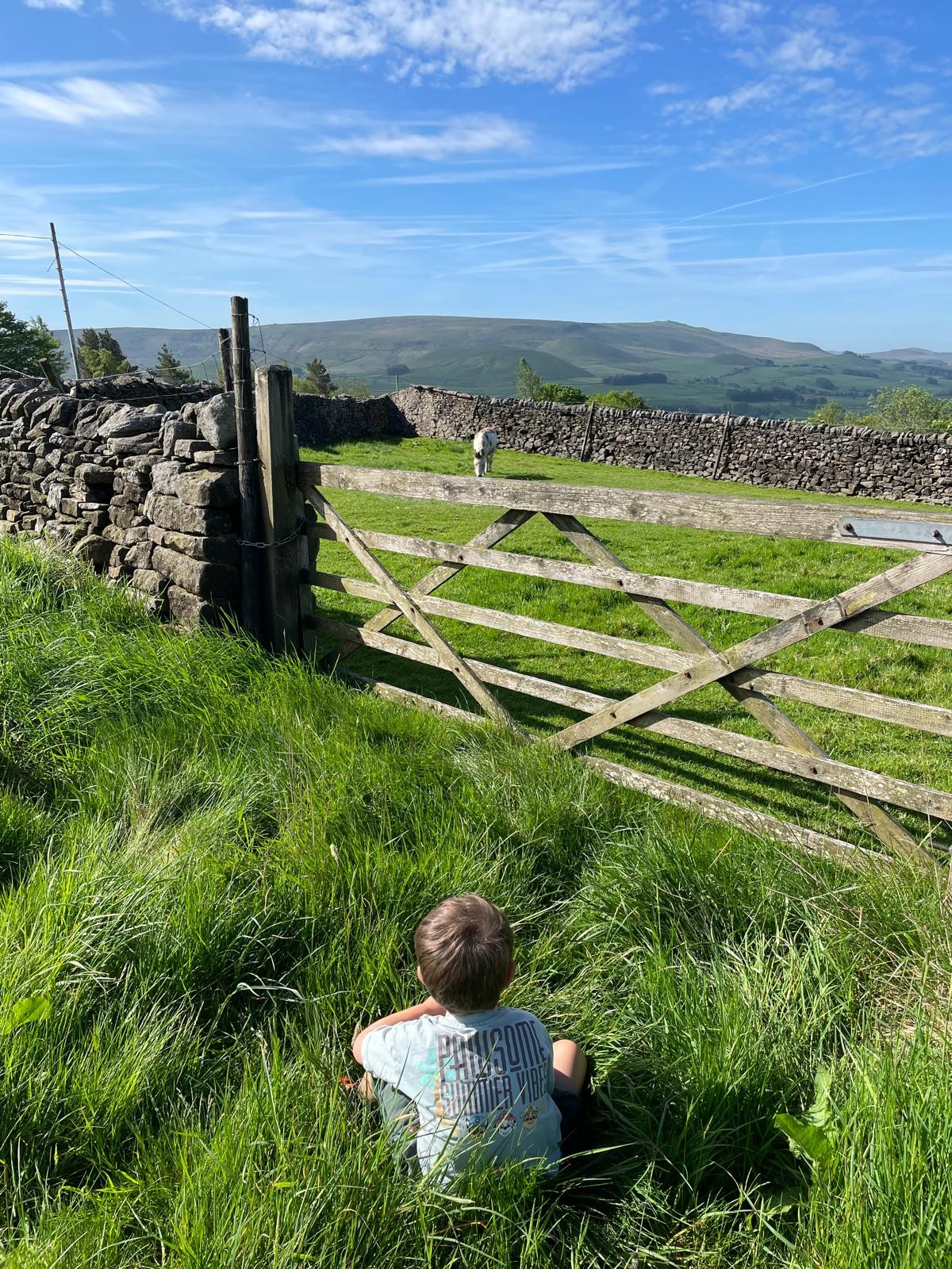 wild camping may 26 p2 View from Grassington Bunk Barn